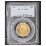 1904 MS62 Liberty Head $10.00 Gold Eagle