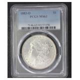 1883 New Orleans MS63 Morgan Silver Dollar