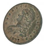 1833 Capped Bust Silver Half Dollar