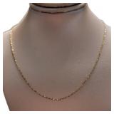 14kt Gold Rope Twist 20" Necklace