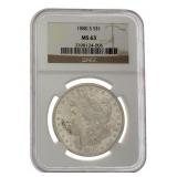 1880 San Francisco MS63 Morgan Silver Dollar