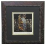 Three Ages Of A Woman Plate Signed By G. Klimt