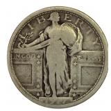 1917 Type 1 Standing Liberty Silver Quarter