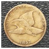 1857 Flying Eagle Copper Cent *1st Year