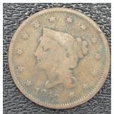 1842 Braided Hair Copper Large Cent
