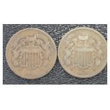 1864 Copper Two Cent Piece *Civil War