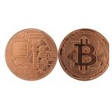 One Ounce: Bitcoin .999 Fine Copper Coin