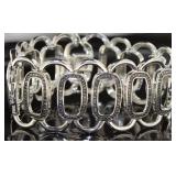 Large Black Diamond Accent Bracelet