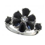 Natural 4.33 ct Sapphire & Diamond Ring