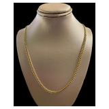 10kt Gold 20" Cuban Link Chain