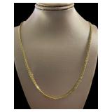 10kt Gold 24" Franco Chain