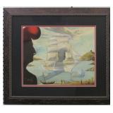 Untitled Sailing Boat Giclee By Salvador Dali