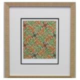 Lizard Tessellation Plate Signed By M.C. Escher