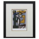 The Eye Print Plate Signed By Roy Lichtenstein