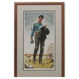 The Wood Splitter Giclee By Norman Rockwell