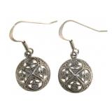 Genuine Diamond Accent Dangle Earrings