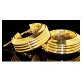 18kt Gold Hoop Earrings