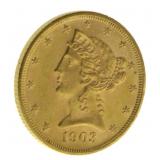 1903-S Liberty Head $5.00 Gold Half Eagle