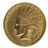 1910 Indian Head $10.00 Gold Eagle