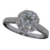 14kt Gold 2.21 ct Round Brilliant Diamond Ring