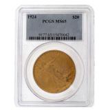 1924 MS65 Saint Gaudens $20.00 Gold Double Eagle