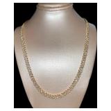 10kt Gold Quality 22" 6.50 ct Diamond Necklace