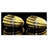 14kt Gold Elegant Large Earrings