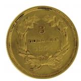 1854 Indian Princess $3.00 Gold Coin *KEY