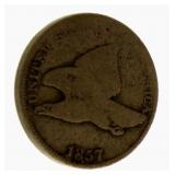 1857 Flying Eagle Copper Cent *1st Year