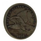 1858 Flying Eagle Copper Cent *Last Year