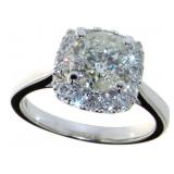 14kt Gold 2.71ct Round Brilliant Cut Diamond Ring