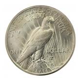 1935 Philadelphia BU Peace Silver Dollar