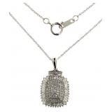 10kt Gold Brilliant Diamond Necklace