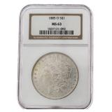 1885 New Orleans MS63 Morgan Silver Dollar
