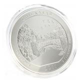 5 Ounce: National Parks Chickasaw Silver Coin