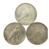 1922-1923-1923 BU Peace Silver Dollar