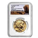 2016 MS70 One Ounce $50.00 American Gold Buffalo