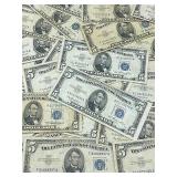 1953 Blue Seal $5.00 Silver Certificate