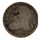 1836 Capped Bust Silver Dime
