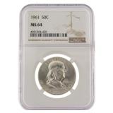 1961 MS64 Franklin Silver Half Dollar