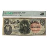 1880 Large $5 United States Legal Tender Note