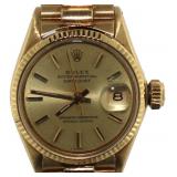 18kt Gold Rolex Oyster Perpetual Lady President
