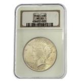 1922 MS63 Peace Silver Dollar
