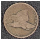 1857 Flying Eagle Copper Cent *1st Year