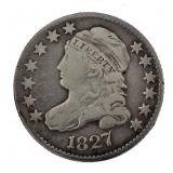 1827 Capped Bust Silver Dime