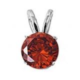 Round 2.00 ct Garnet Pendant