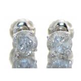 10kt Gold Brilliant 1.00 ct Diamond Stud Earrings