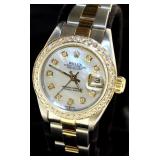 Rolex Oyster Lady Datejust 26 w/MOP & Diamond