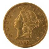 1885-S Liberty Head $20.00 Gold Double Eagle