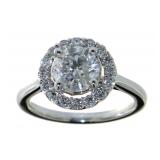 14kt Gold 2.10 ct Round Brilliant Diamond Ring